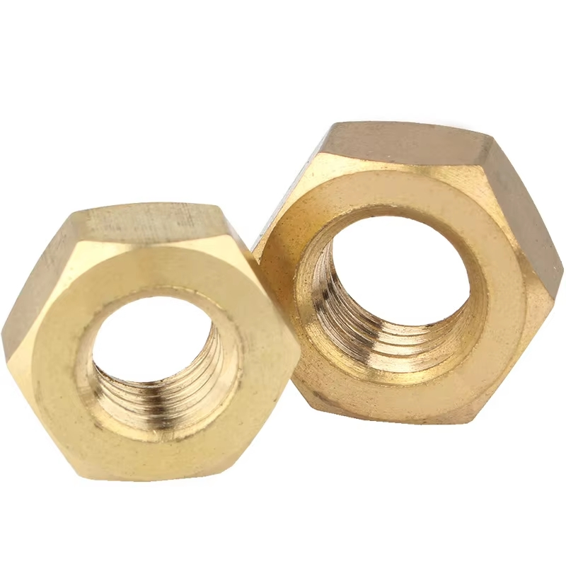 DIN 934 Messing Sechskantmutter