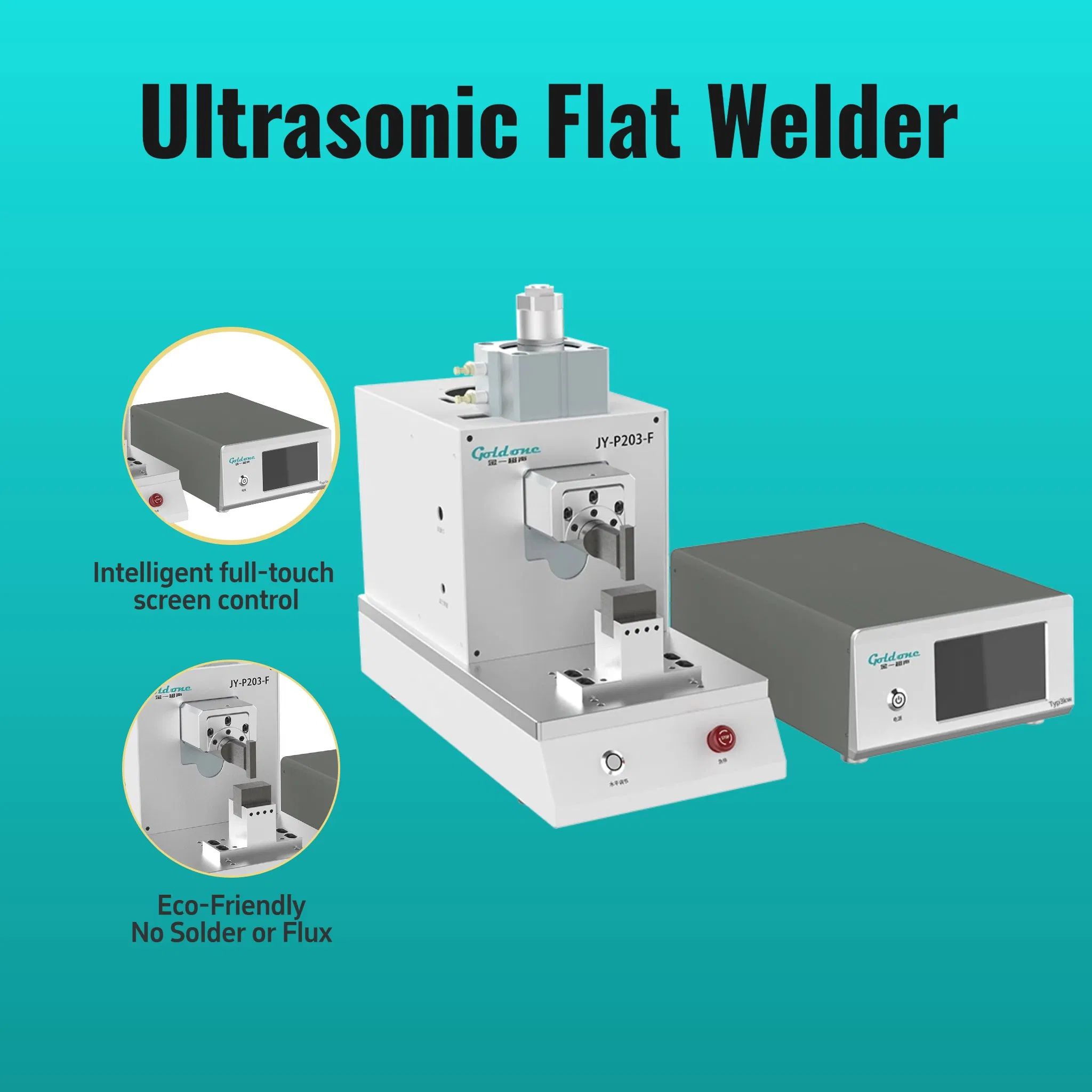 Equipo de soldadura ultrasónica de laminados de alta gama para barra colectora de batería de compuerta de dique