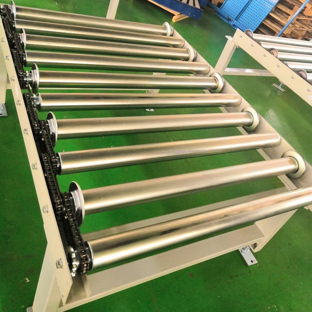 Roller Chain Conveyor with Flange Roller