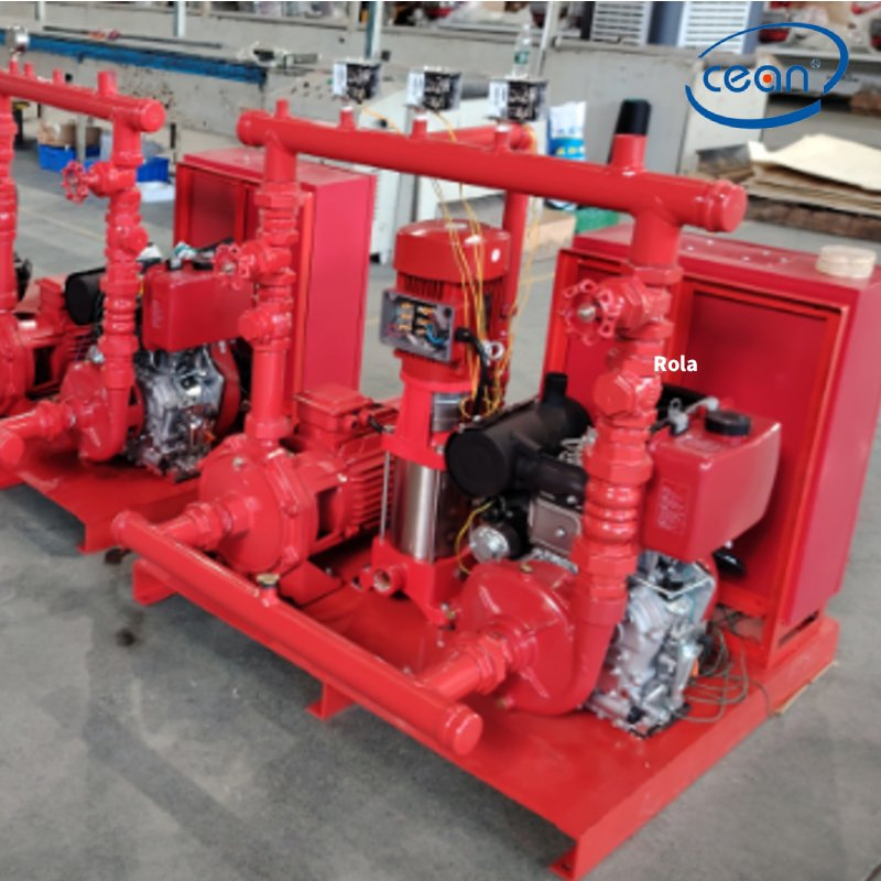 Diesel Engine Firefighting Pump System with Electric and Jockey Pumps