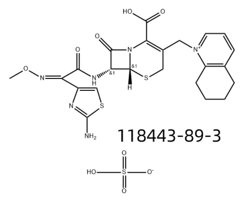 Top Quality Cefquinome Sulphate Sterile Micronized CAS 118443-89-3 Animal Medicine