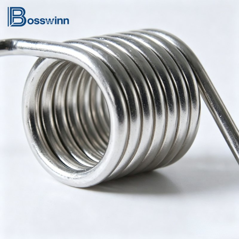 Custom Torsion Springs Available in 65mn Spring Steel, 60si2mn Alloy Steel, or 304 Stainless Steel in Both Single and Double Configurations
