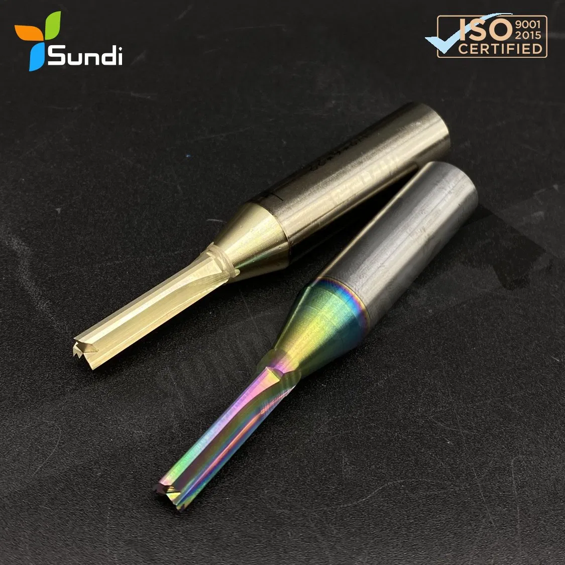Solid Carbide CNC Compression Straight Flute Spiral up Down Cut Wood Router Bits for Woodworking
