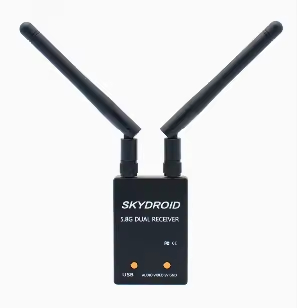 Skydroid 5.8GHz 150CH Fpv Receiver with UVC 5.8g Dual Receive Drones Accessories