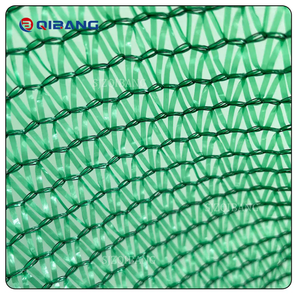 UV Stabilized Agriculture Plastic Cover Outdoor Anti Dust Proof Car Park Green Color Sun Shade Net