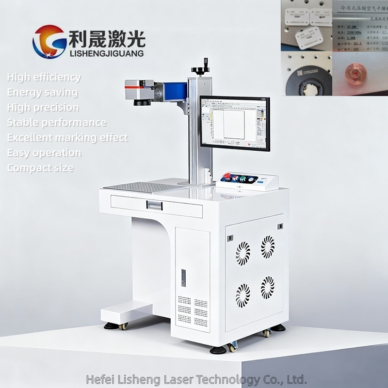 Fiber Laser Marking Machine 20W 30W 50W 100W for Metal Nonmetal Plastic Dogtags Nameplate
