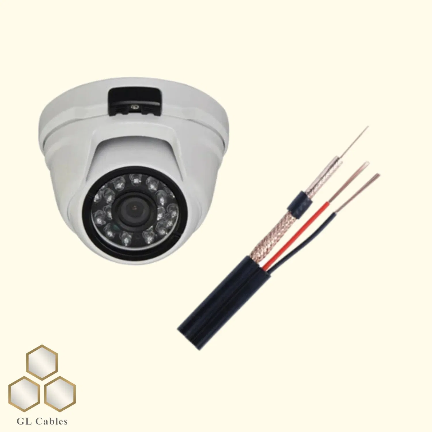 Câble coaxial Gelei RG59 RG6 RG11 CCS conducteur en cuivre pour CCTV CATV