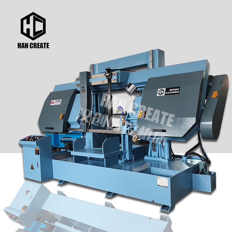 GH4260 Hochgeschwindigkeits-Universalschwerlast-Doppelsäulen-Bandsägemaschine