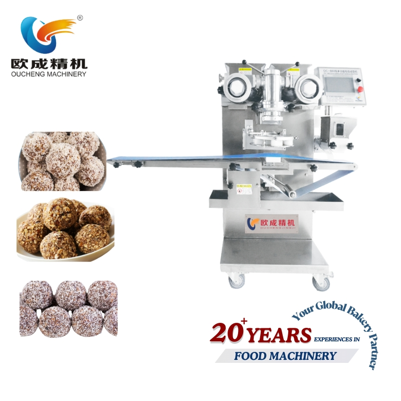 Dual Two-Hopper Encrusting Machine for Protein Ball & Tamarind Ball