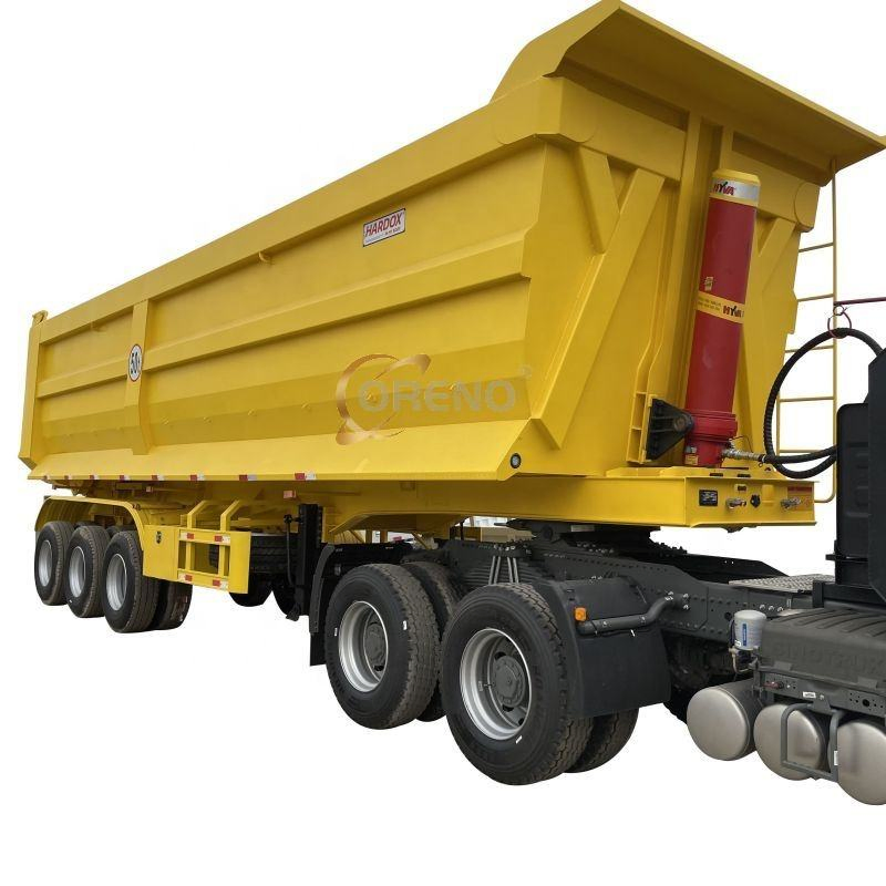 Heavy Duty Dump Trailer 40-100tons Tipper Trailers 3axle 4axle Semi Trailer