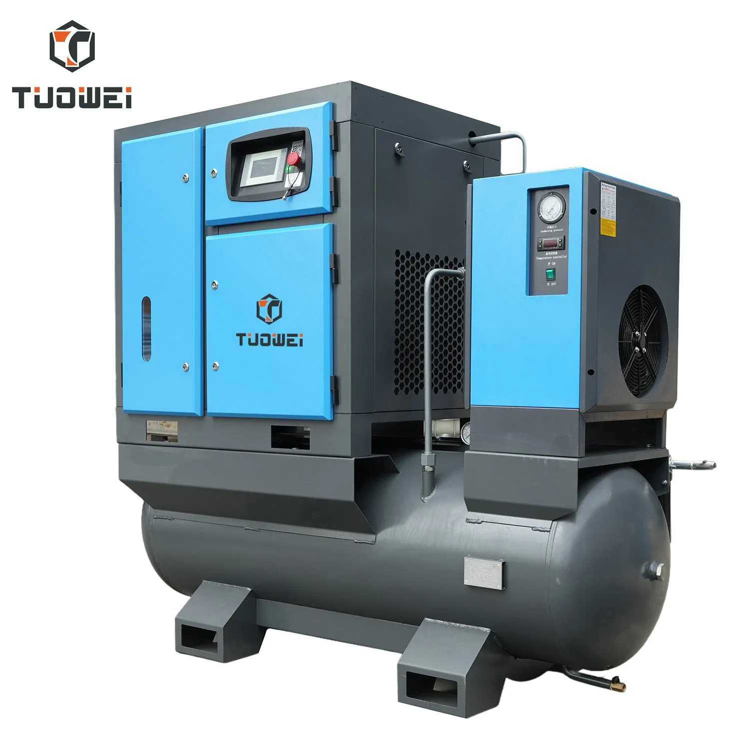 75kw 16bar Heavy Duty Fixed Speed Screw Air Compressor Aivter Industrial Medium Pressure Type