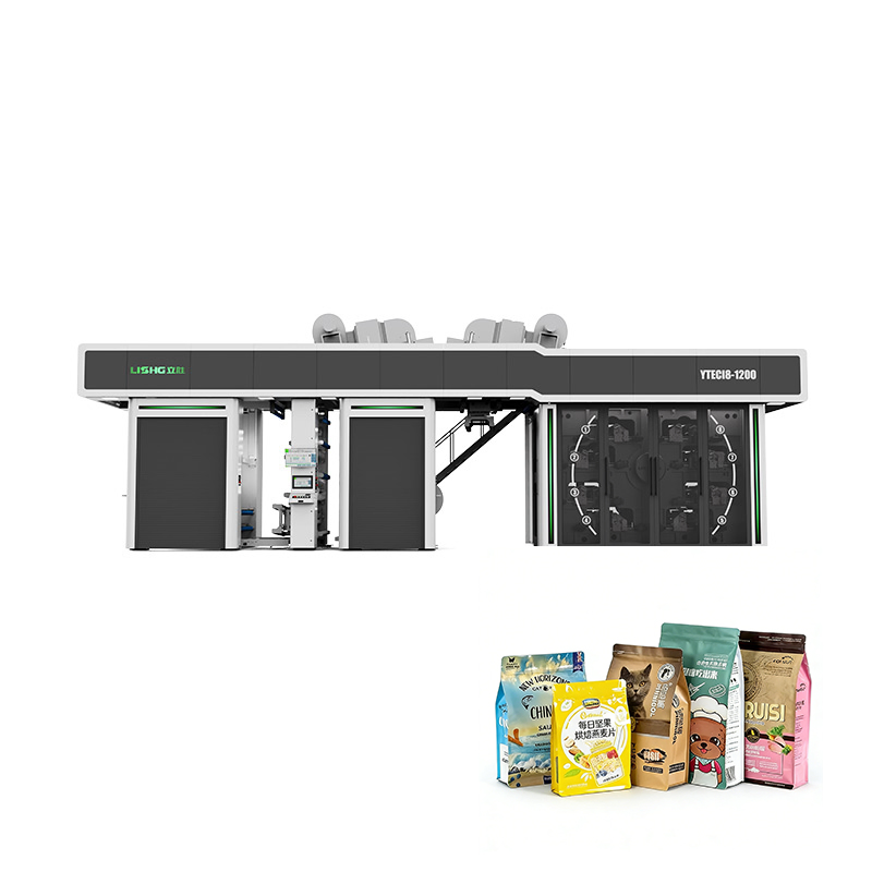 8 Colors Gear-Less Sleeve Type Flexo Printing Machine for High-Precision Packaging Printing