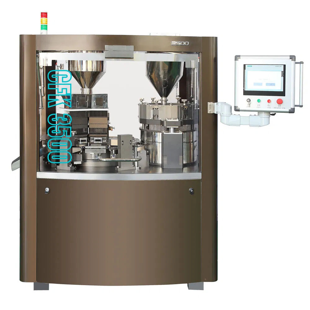 Máquina automática de llenado de cápsulas de alta velocidad para productos farmacéuticos