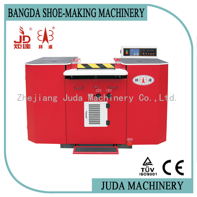 420mm Width PLC Band Knife Splitting Machine Shoe Making Machine