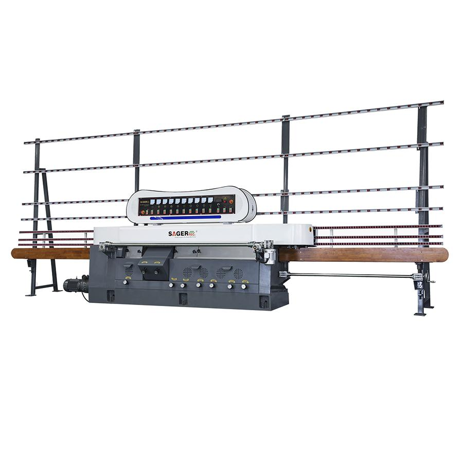 Glasgeradschleifmaschine und Glasrandpoliermaschine