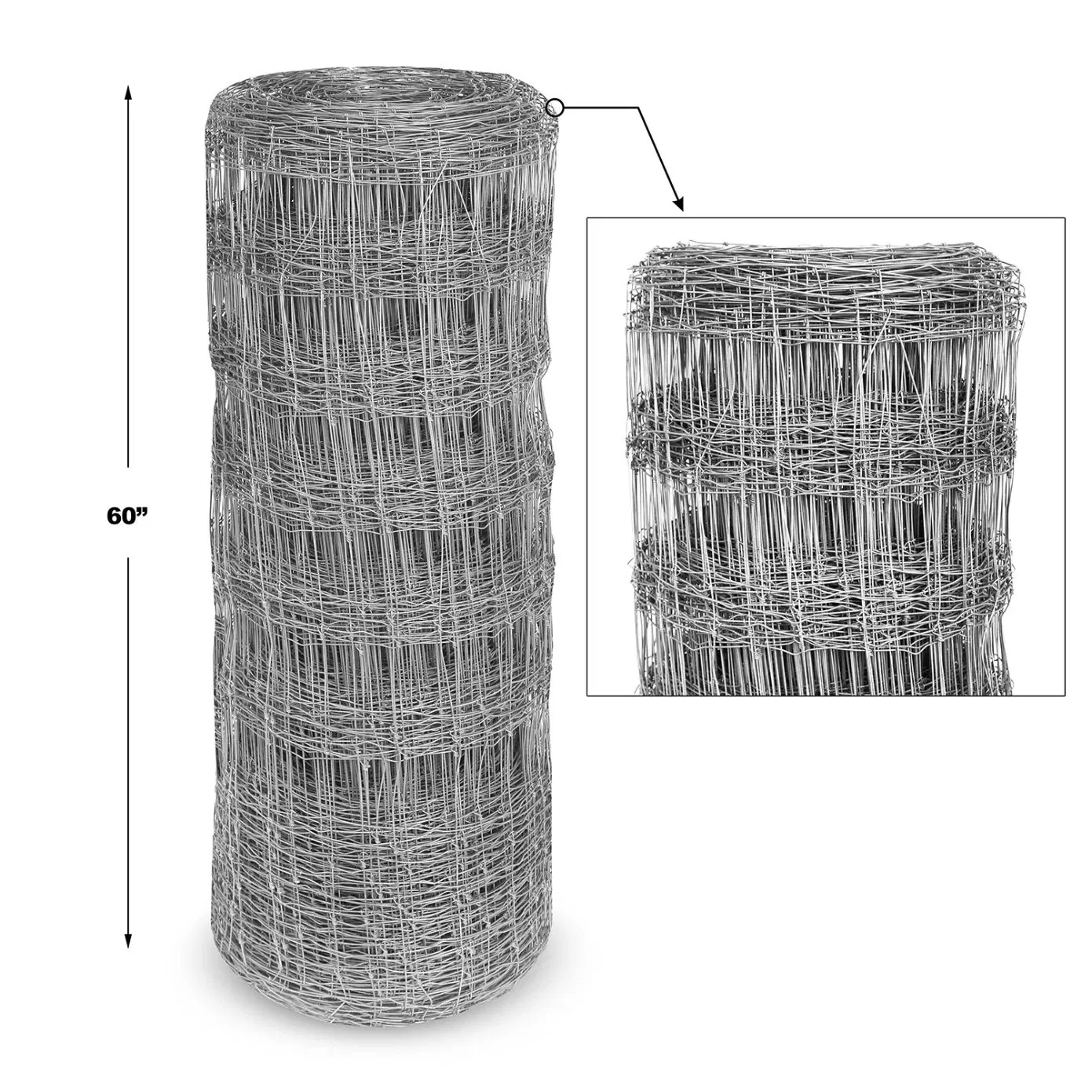 Agricultural Galvanized Cattle Fencing Mesh for Ranch and Pasture