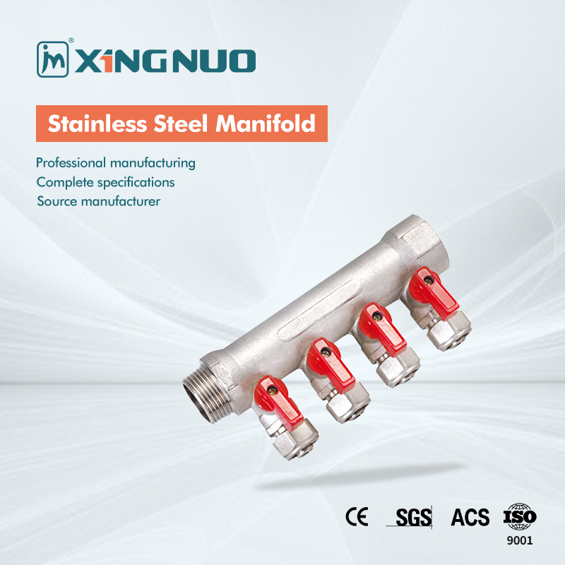 Forging Nickel Plating Brass Manifold Nickel Plating Mf1614
