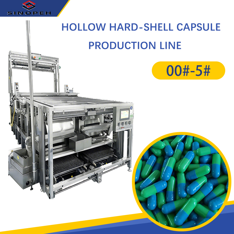 Progetto chiavi in mano di una macchina per la produzione di capsule rigide per una fabbrica di prodotti per la salute