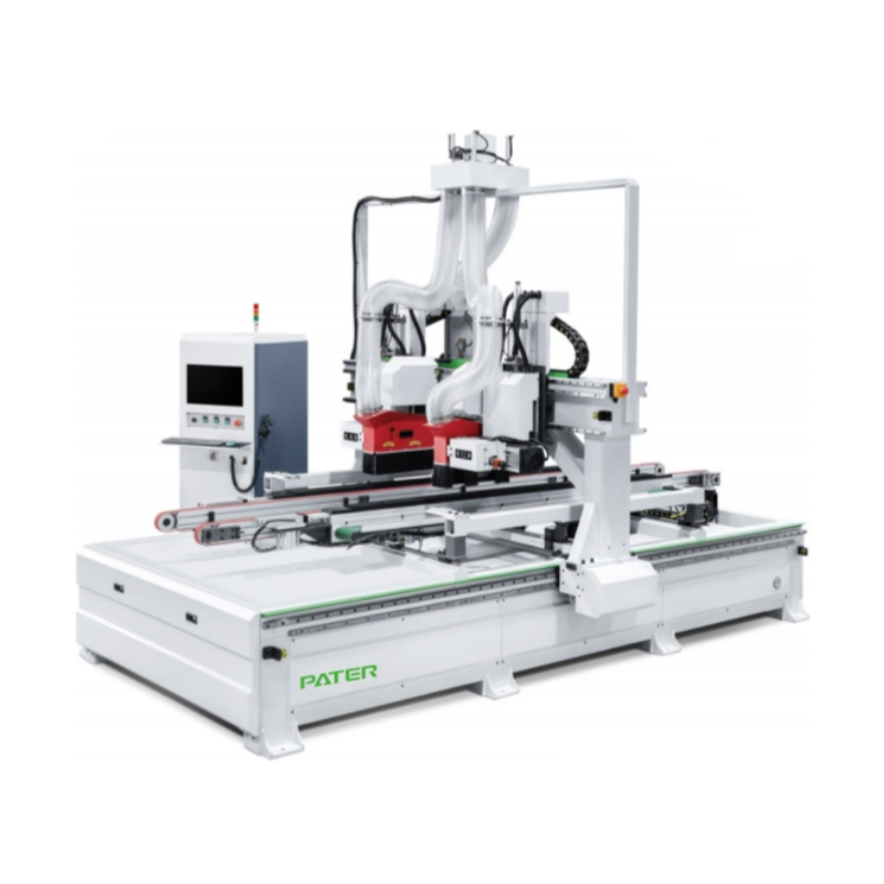 CNC Wood Door Leaf/Slab Four-Sided Saw Machine