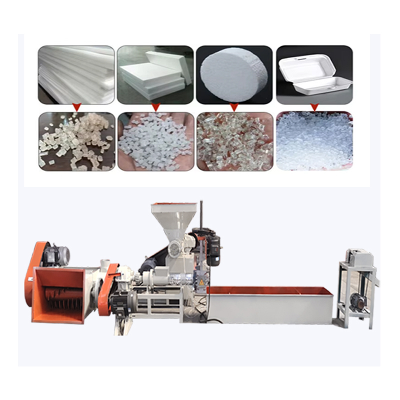 EPS Recycling Extruding Pelletizing Machine for EPS XPS Foam Granulates
