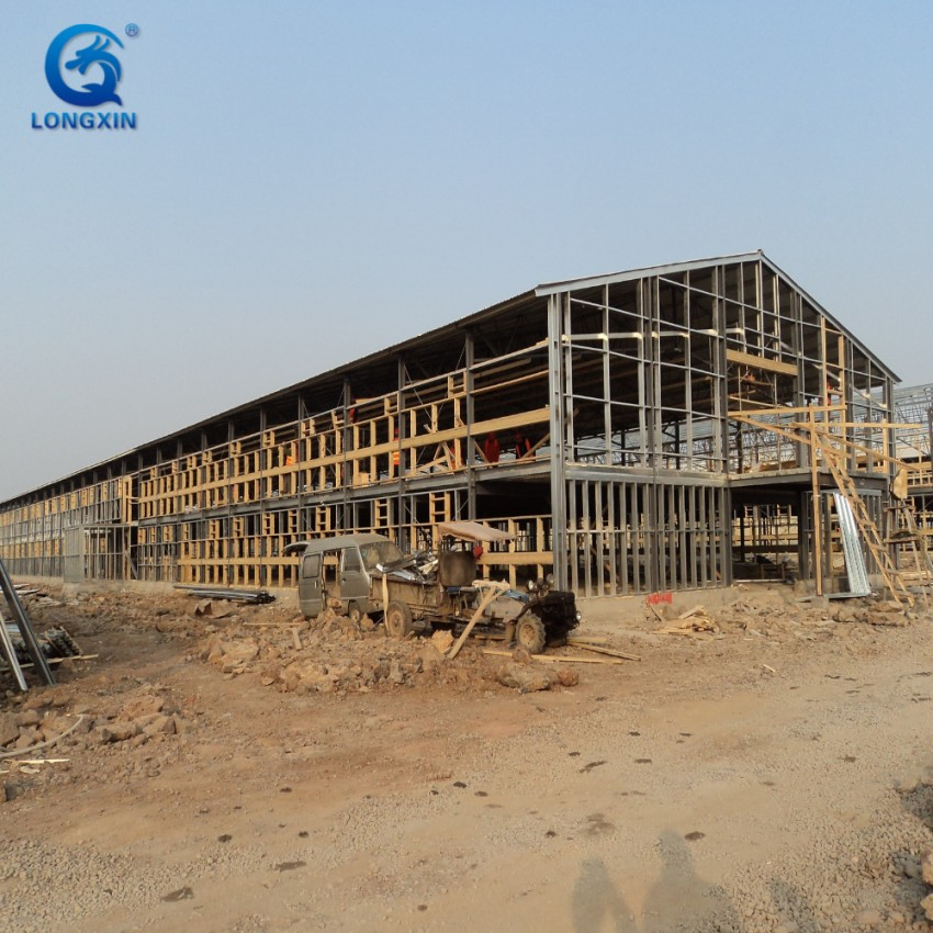 Complete Turnkey Light Steel Layer Chicken Farm with Poultry Automation Equipment