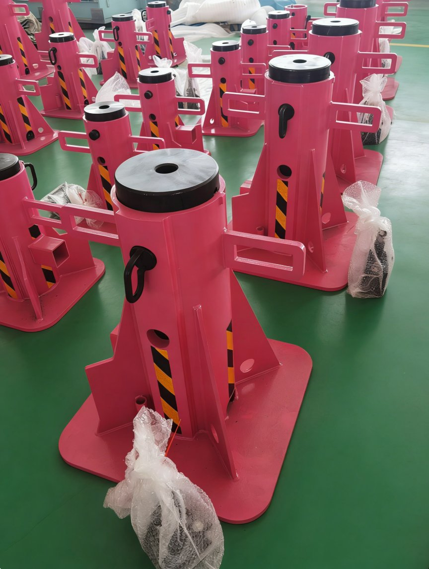 Vérin hydraulique double de levage RAM 25t 50t 100t 200t Hauteur réglable Extension Support métallique Voiture Jack robuste