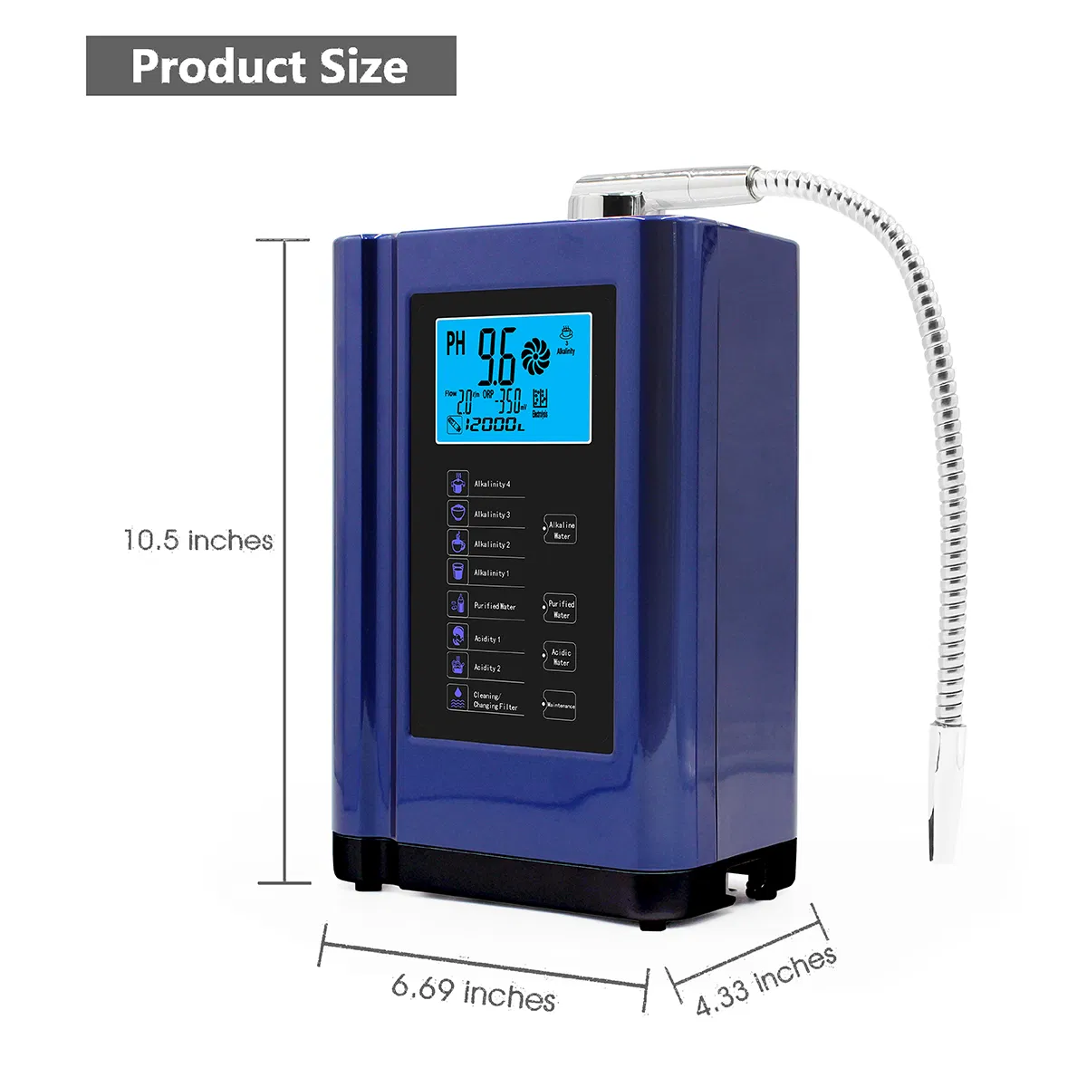 Hottest Factory Supllier Alkaline Water Ionizer Machine with 5/7 Plates