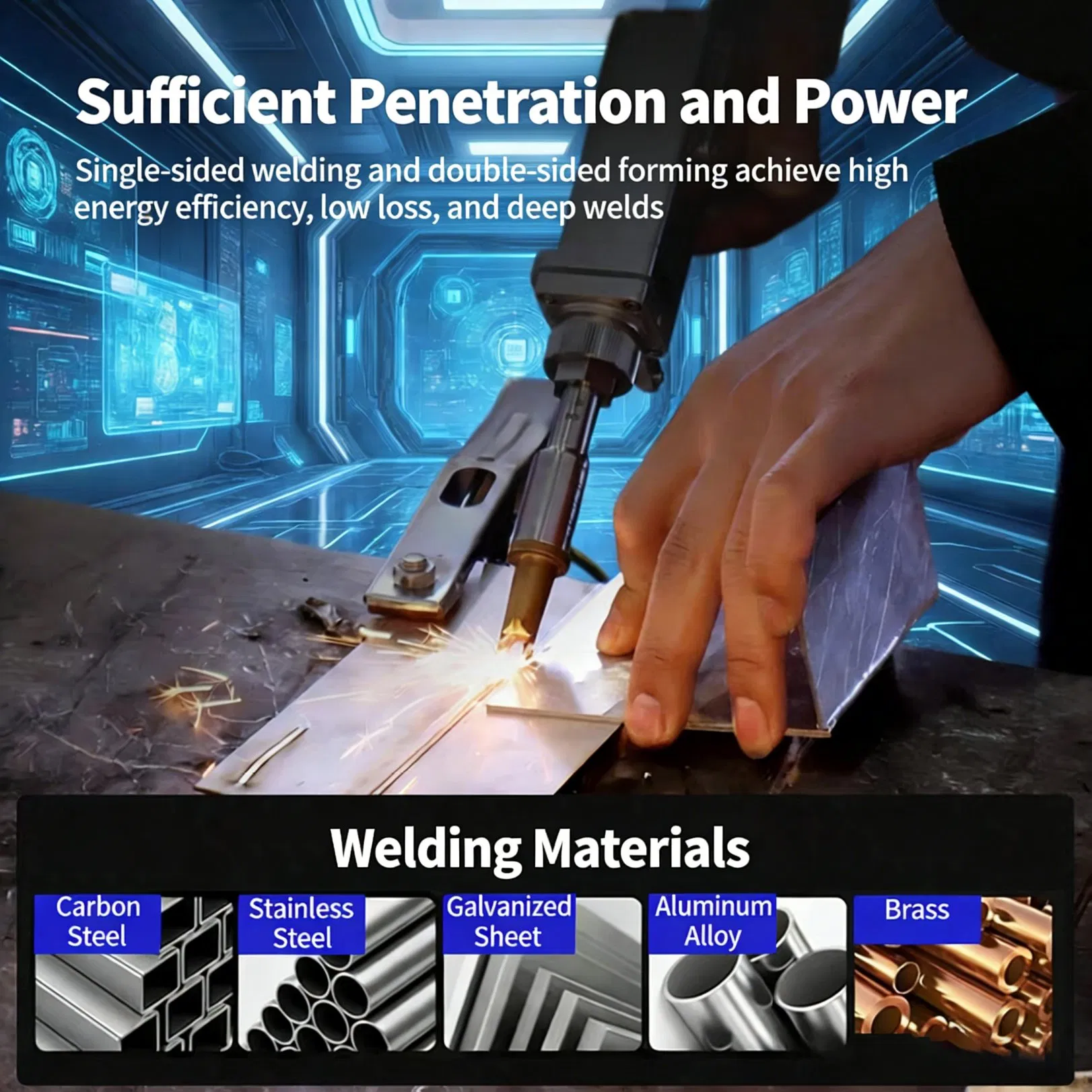 Industrial Laser Welding Machine for Mold Repair Metal Welding and Rust Cleaning
