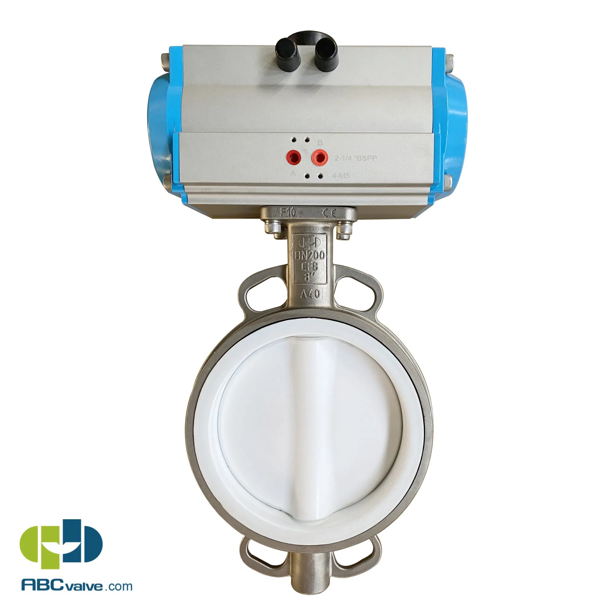 Концентрическая поворотная заслонка с эластичным седлом NBR EPDM PTFE