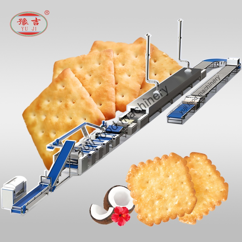 Ligne de production entièrement automatique de biscuits durs Machine de fabrication de biscuits de boulangerie