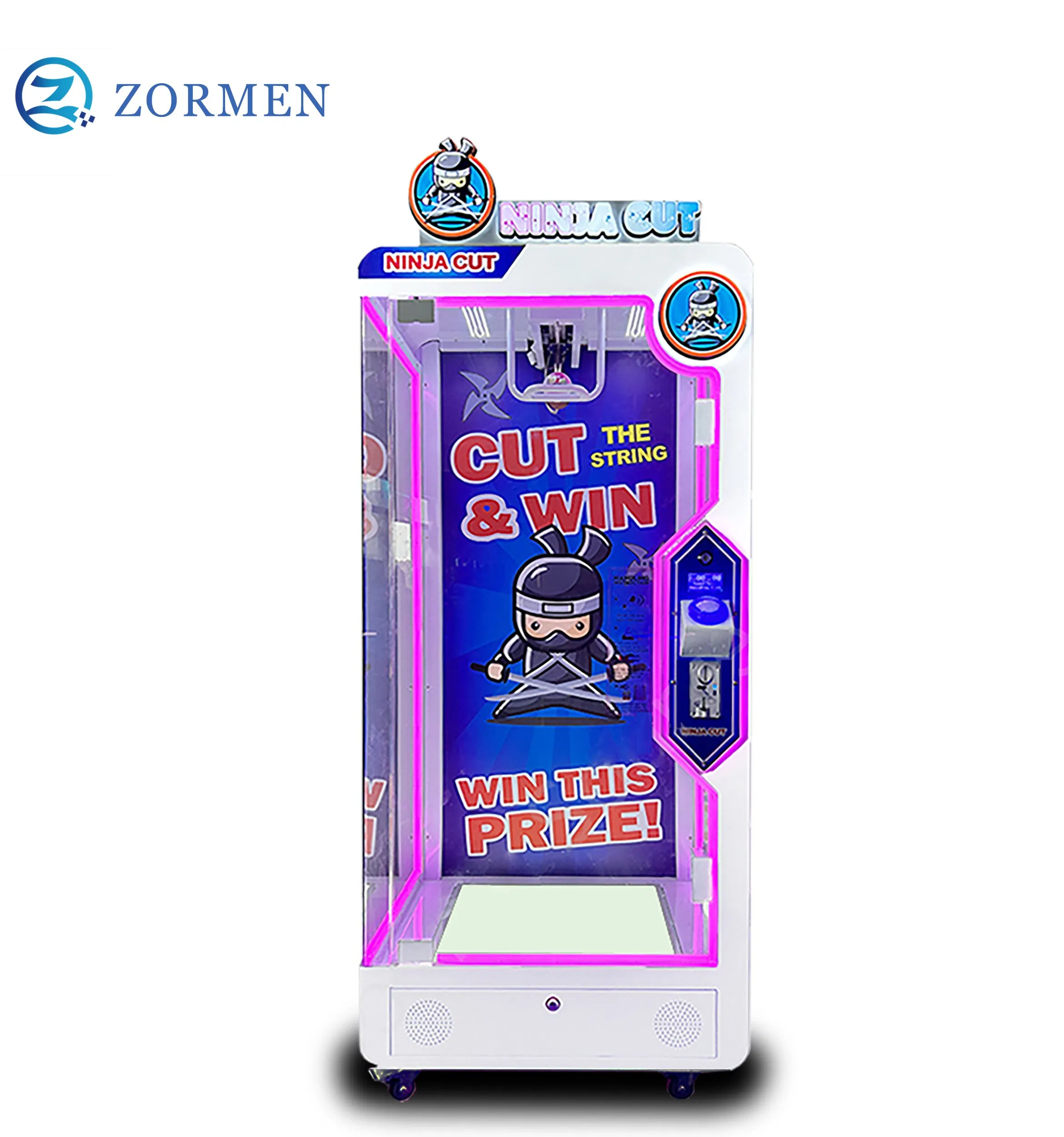 High Quality Wholesale Cut Prize Coin Amusement Arcade Game Machine