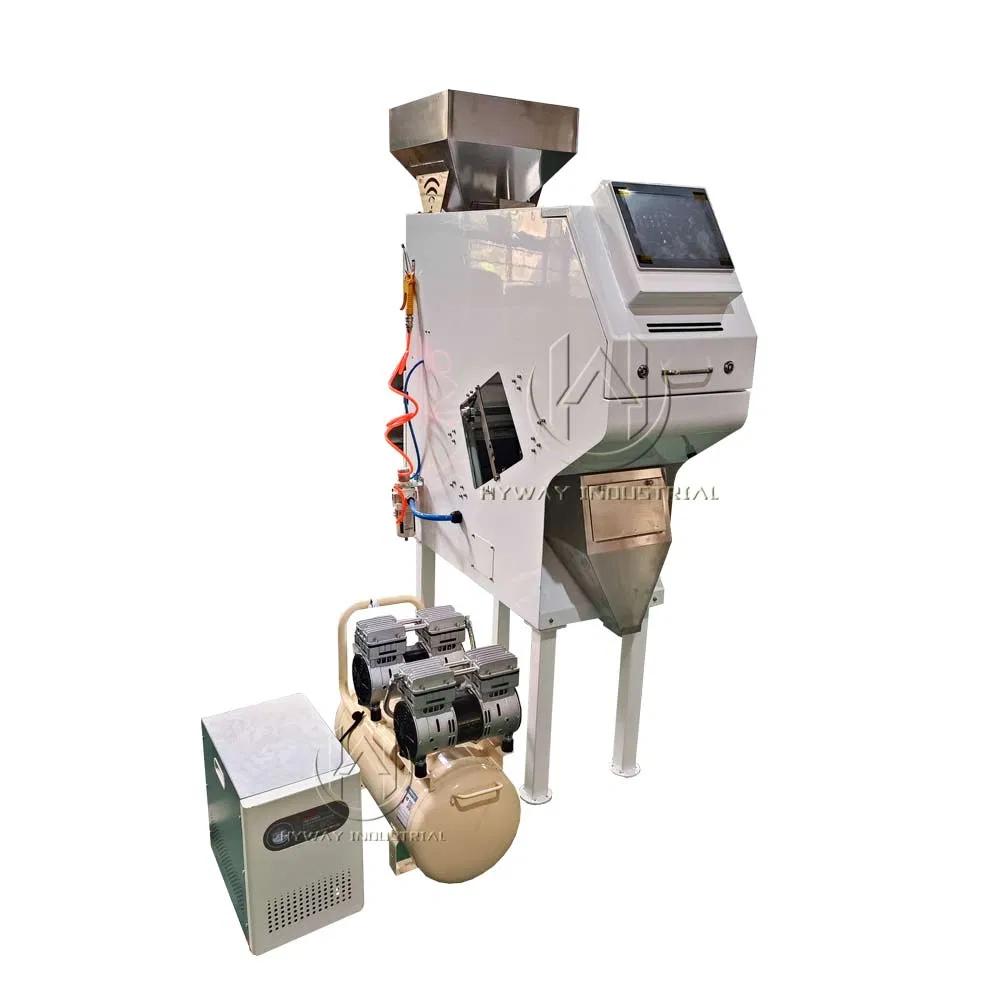 HCS-500 Intelligentes Fenstersystem Optischer Farbsortierer für Getreide, Reis, Kaffeebohnen, Nüsse, Kunststoff
