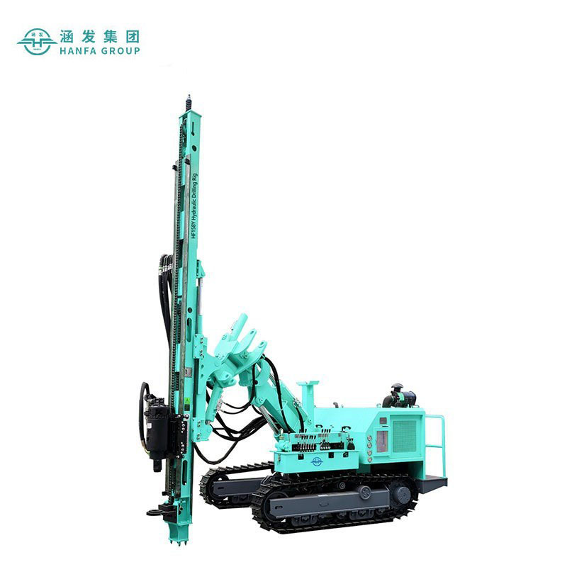 HF158Y High Air Pressure Crawler DTH Drilling Rig for Mine Exploration