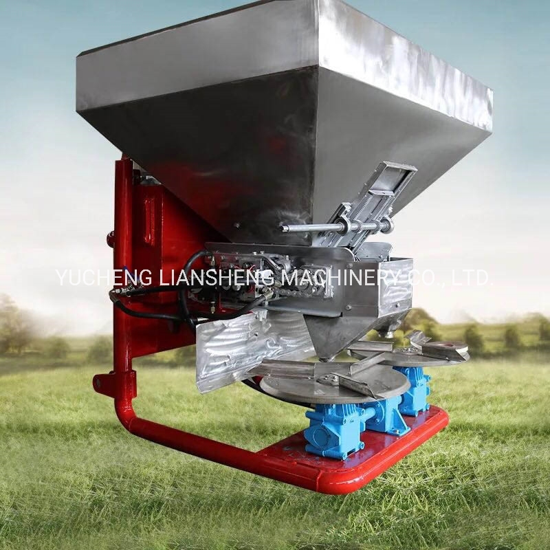 Máquina esparcidora de estiércol fertilizante de 1500L 2600L con esparcidor de fertilizante orgánico de acero inoxidable
