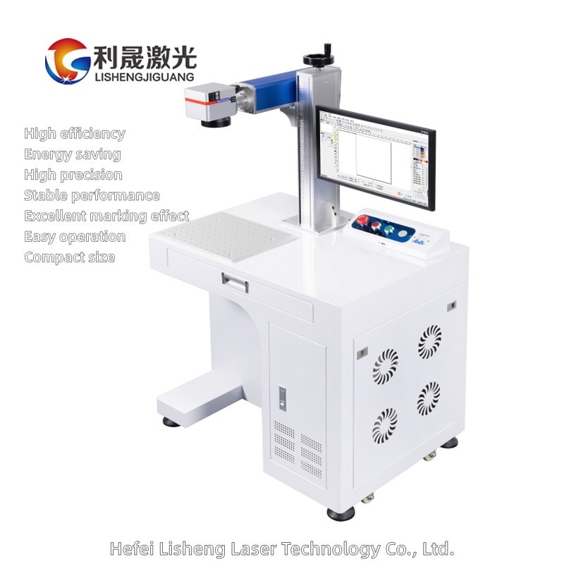 Air Cooled Fiber Laser Marking Machine Cabinet Metal Laser Coding Engraving Machine 20W-100W Jewelry Ornament Hardware Pendants