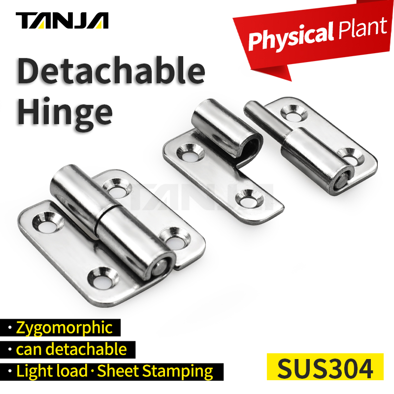 Good Price SS304 Polish Zygomorphic Detachable Industrial Equipment Hinge