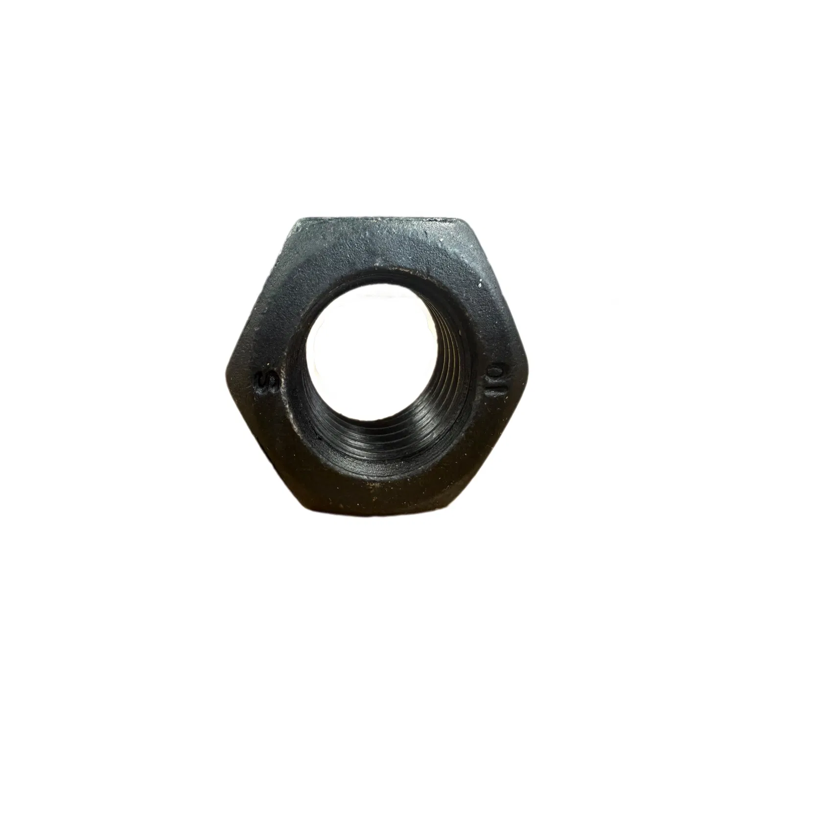 Black Hex Nut Galvanized Steel Pole Line Hardware High Quality 8.8 Grade