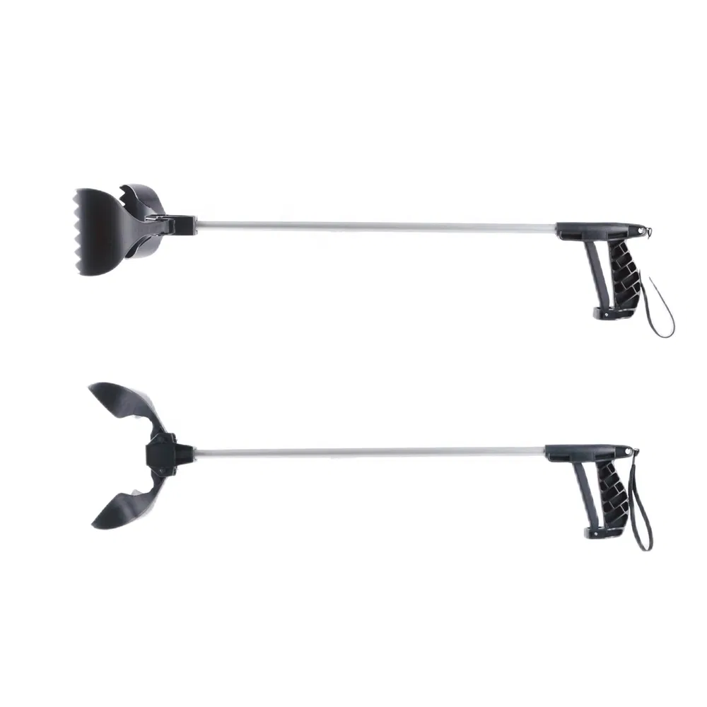 Pince ramasse-objet pliable pour déchets, autocollants et ramassage de crottes pour personnes handicapées et âgées