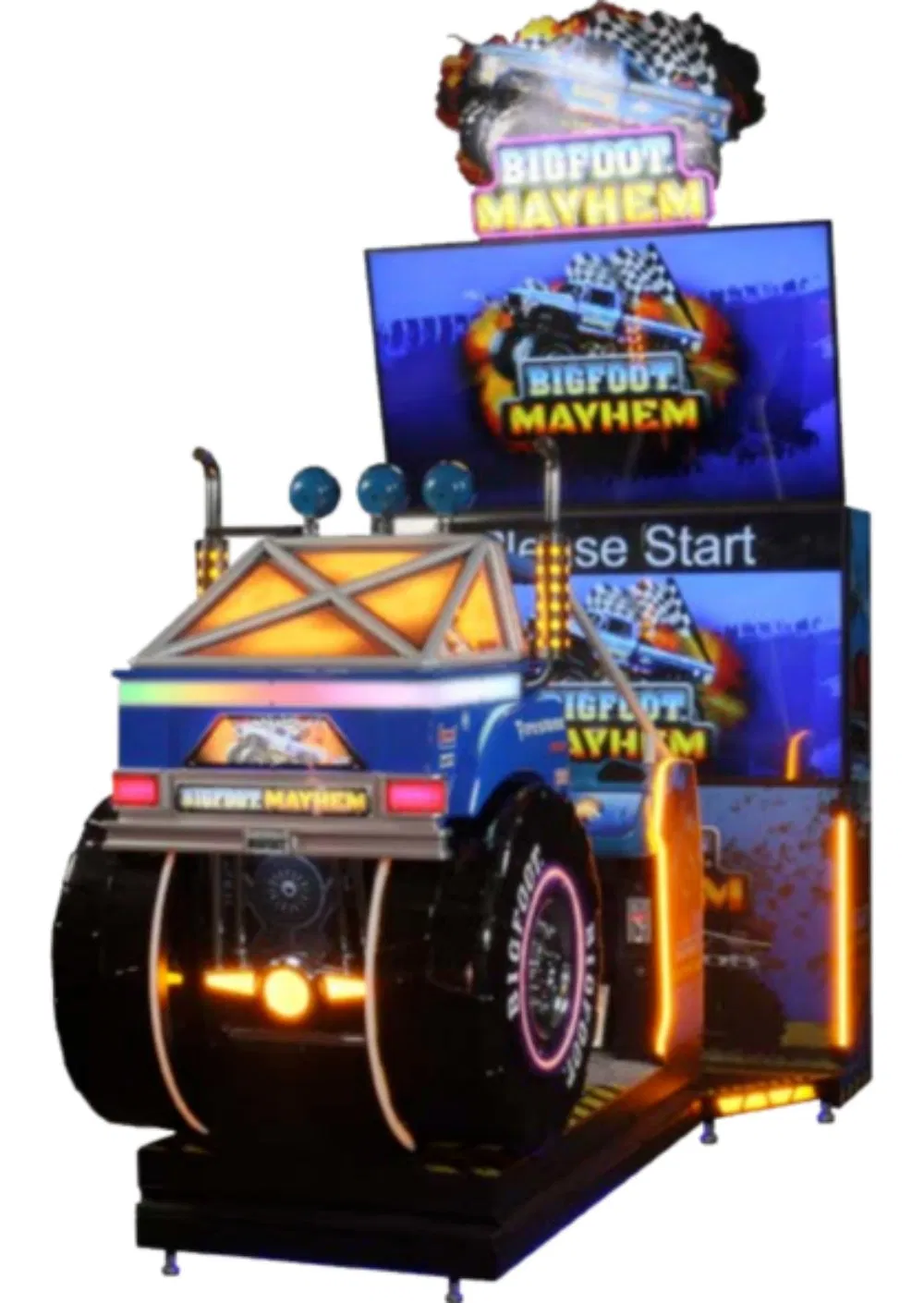 Bigfoot Mayhem Ticket Redemption Arcade Game Coin Operated Games for Shopping Mall