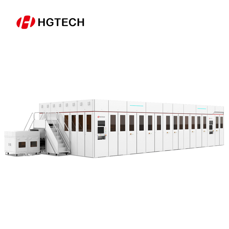 Hgtech Lithiumbatterie-Kernpaket-Laserschweiß-Softpack-Modul-Schweißlinie