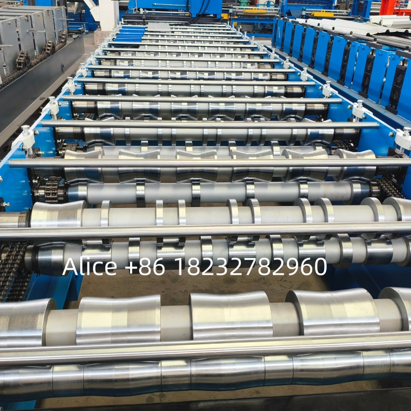Hydraulic 980 PPGI Roofing Sheet Trapezoidal Profile Roll Forming Machine
