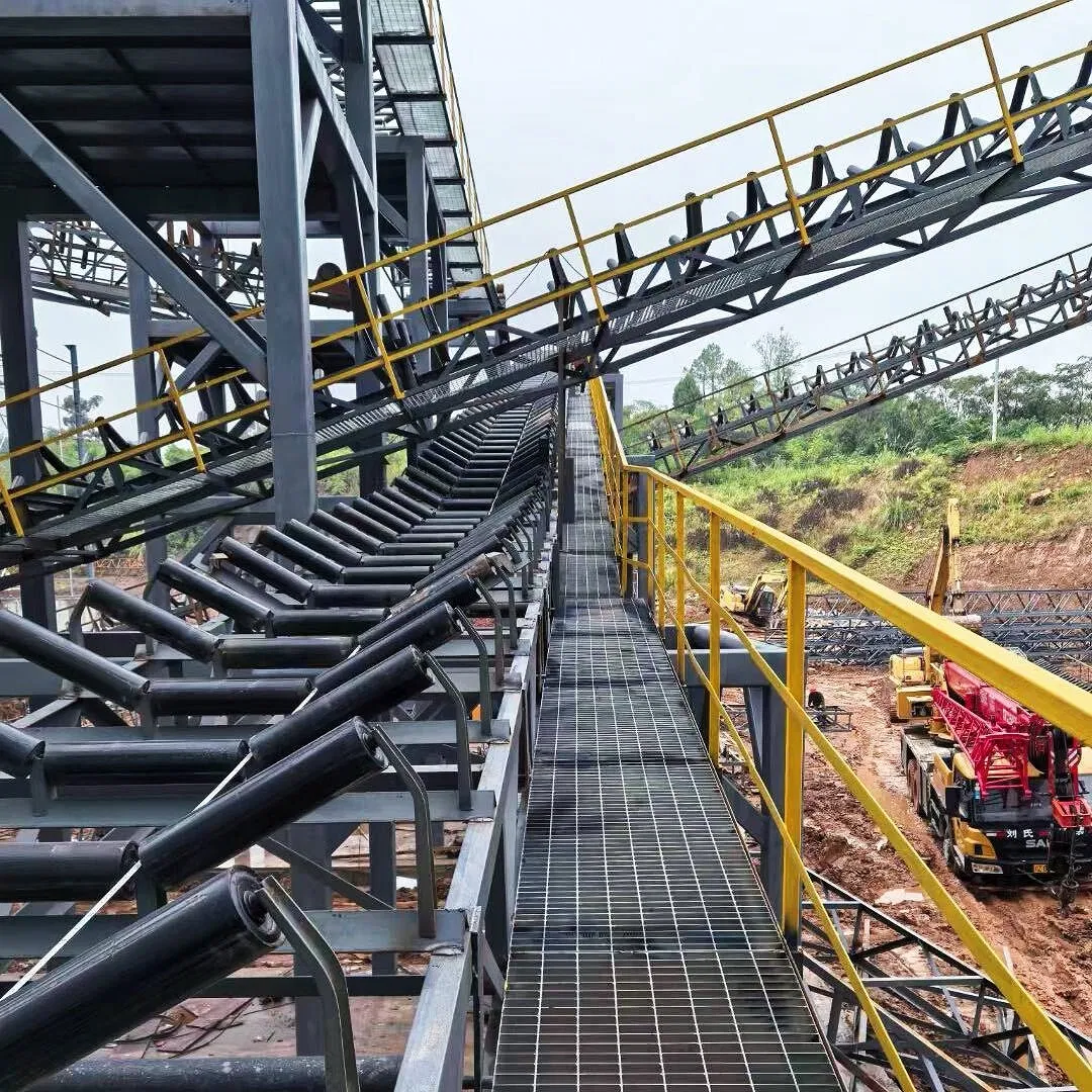 Heavy Duty Rubber Belt Conveyor for Mining Quarry Ore and Stone Handling