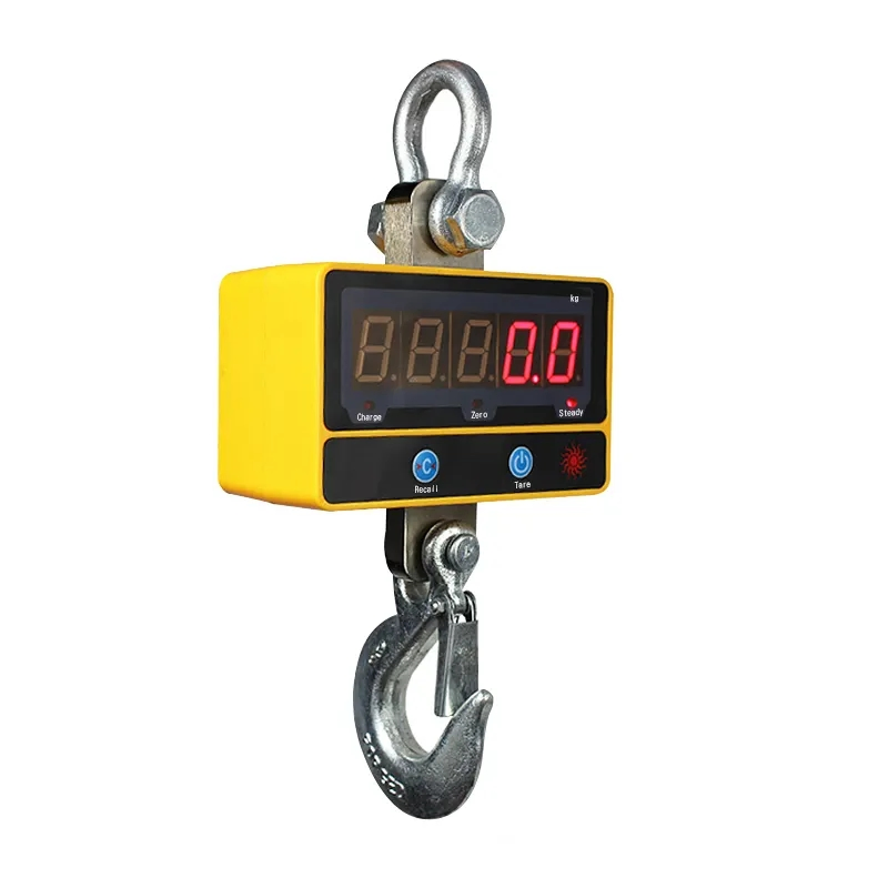 Digital Wireless Electronic Hanging Crane Scale with LED/LCD Display