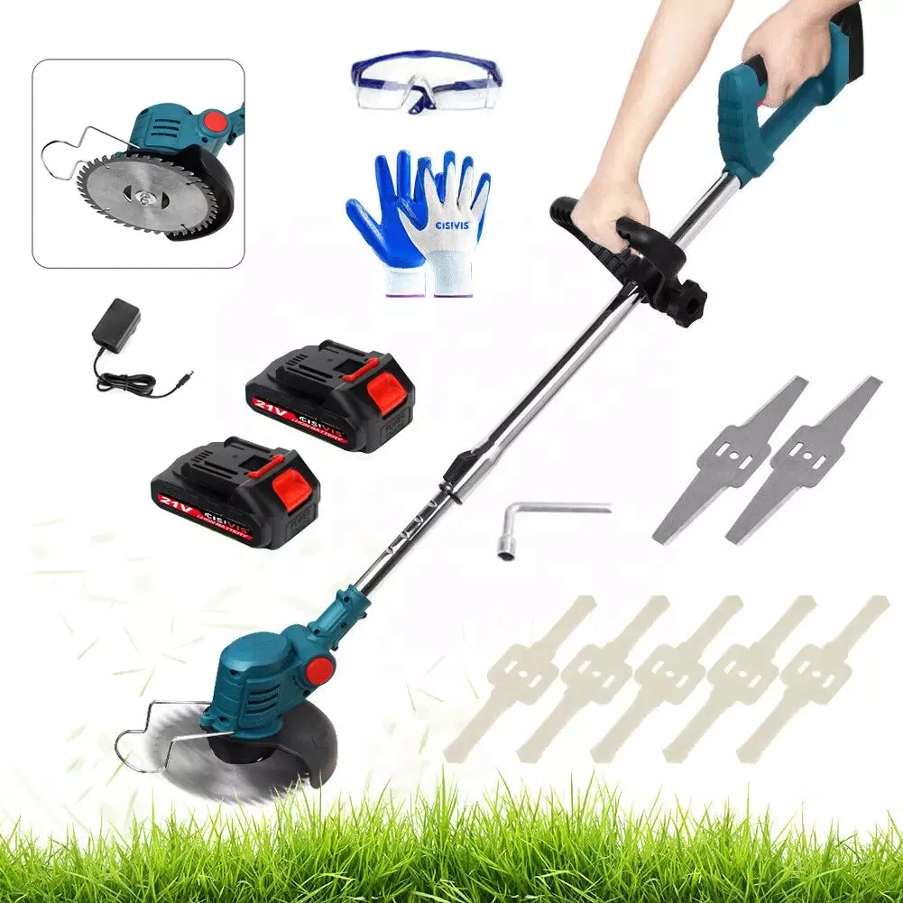 Cordless Electric Lawn Mower with 2 Battery Packs Industrial Grade Grass Cutters Customizable
