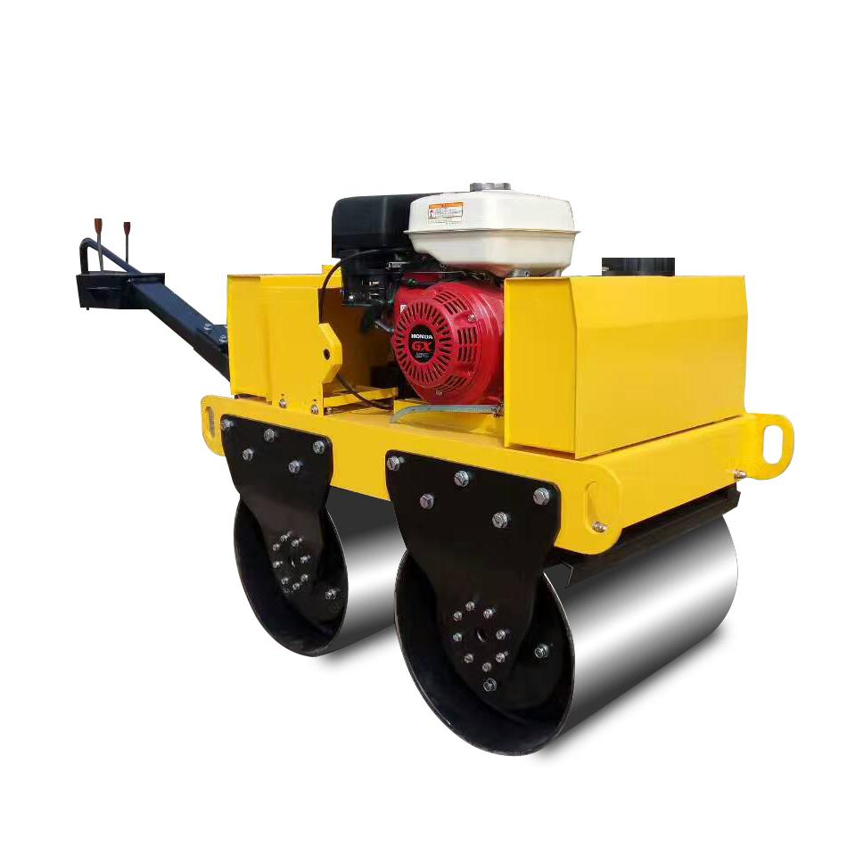 Vibratory Road Roller Compactor Machine with Smooth Drum