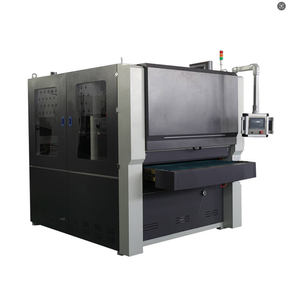 Automatische Metallentgrat- und Poliermaschine für die Blechbearbeitung