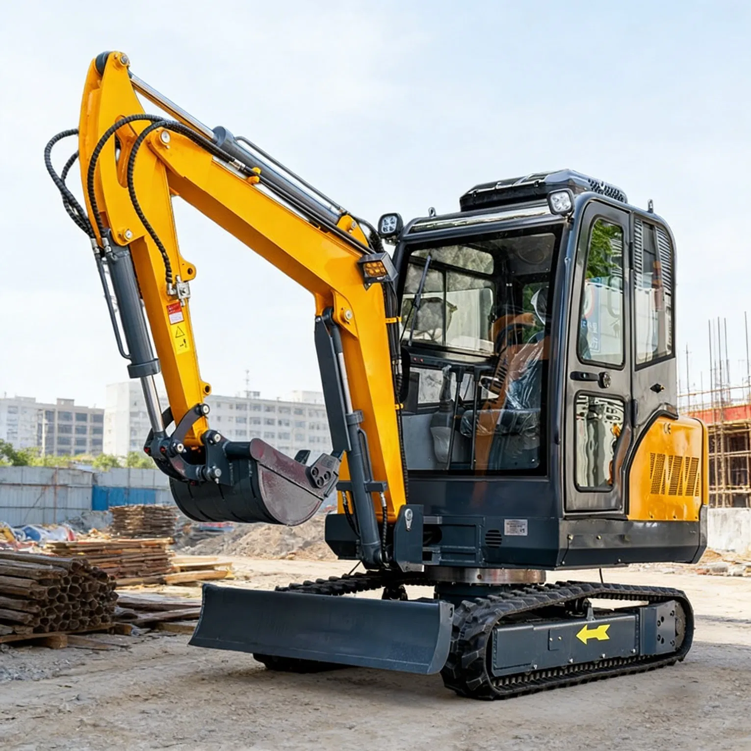 Powerful Excavator for Precision Trenching and Soil Cultivation