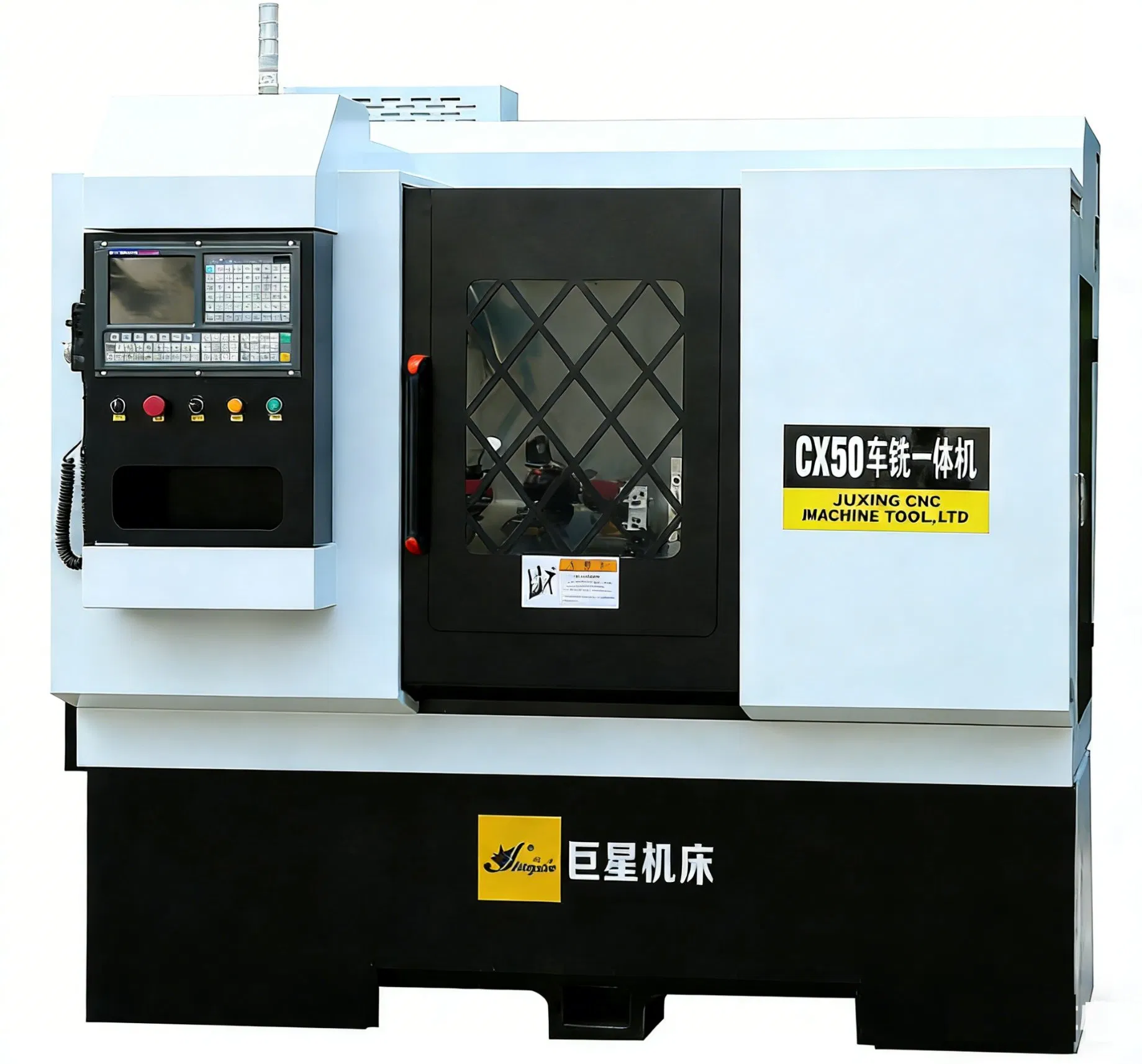 High Precision CNC Lathe with GSK Control Optional Milling Tool Post for Custom Parts