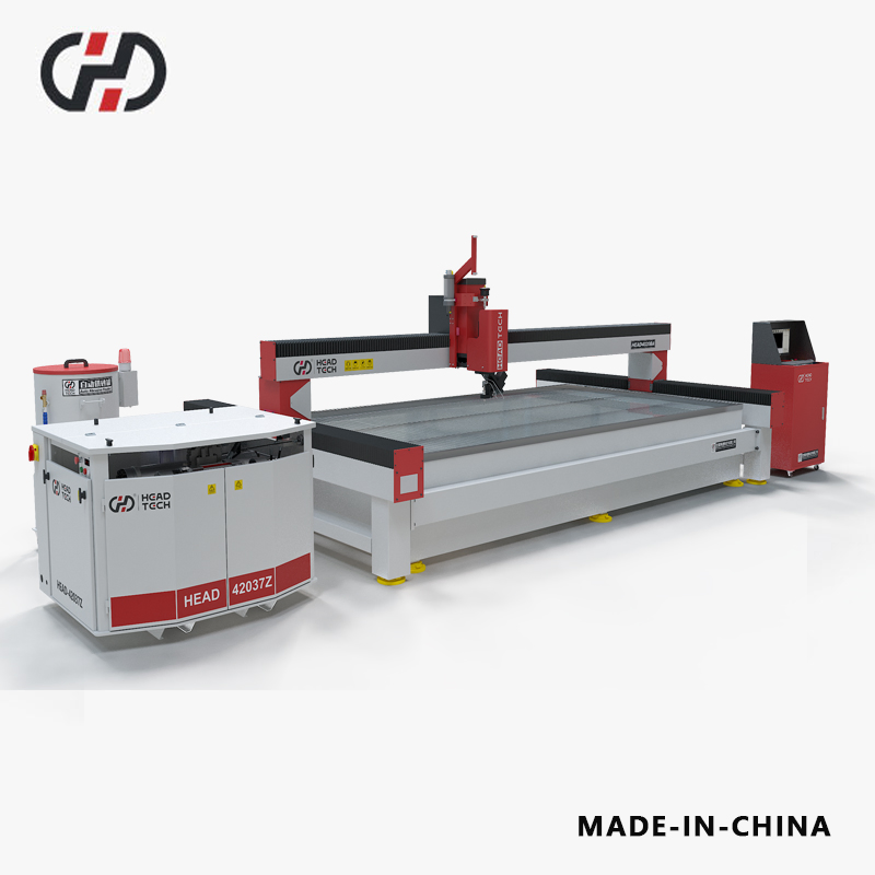 High Precision Sintered Stone Cutting 5 Axis Water Jet Cutter for Countertops