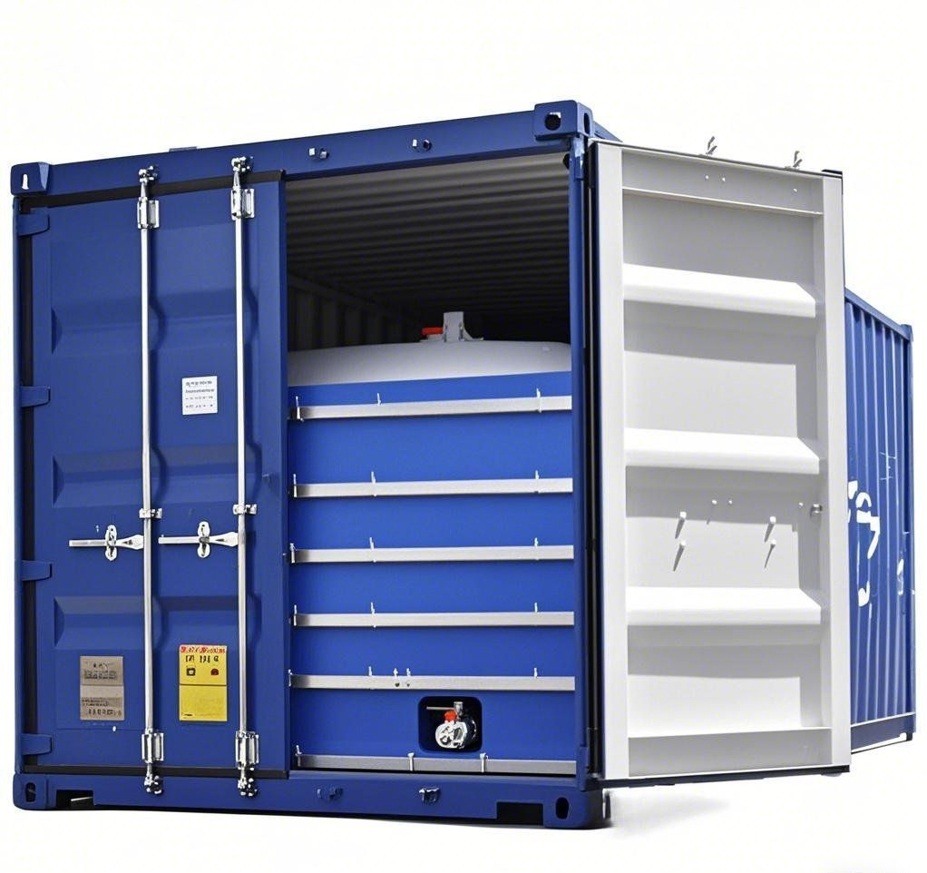 Flexitank pour le transport en vrac d'huile végétale - Conteneur de qualité alimentaire de 24 000 L